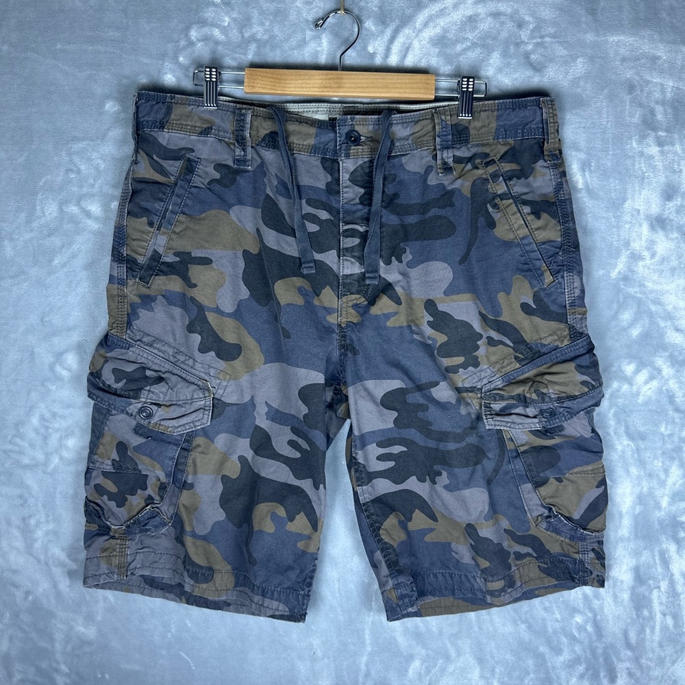 Vintage Jet Lag Shorts Mens Size 38 Camouflage Cargos Military Gorpcore Y2K